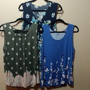 3 Croft & Barrow Women's XL tank tops